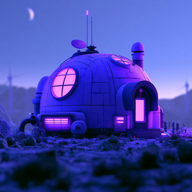The Ultraviolet Crossing style, Midjourney V8.2, render 2 of 4