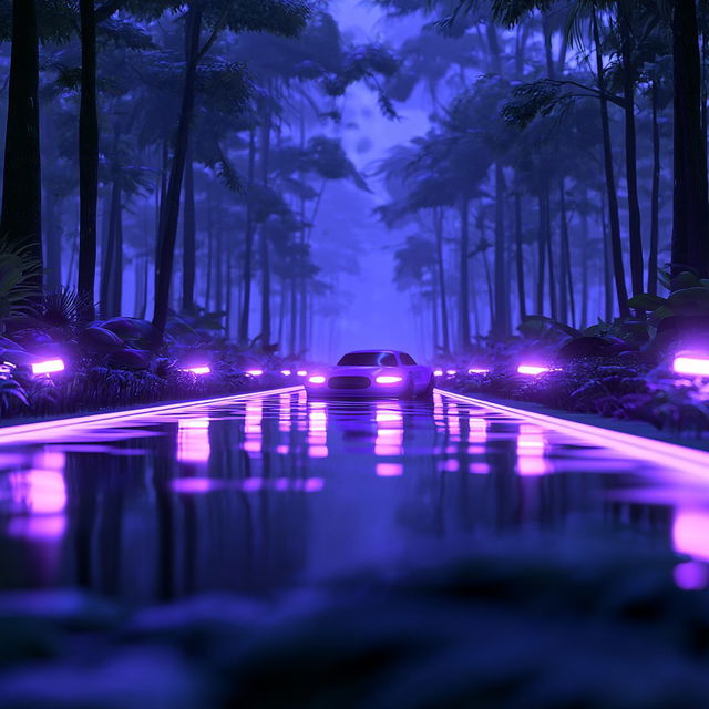 The Ultraviolet Crossing style, Midjourney V8.2, render 4 of 4