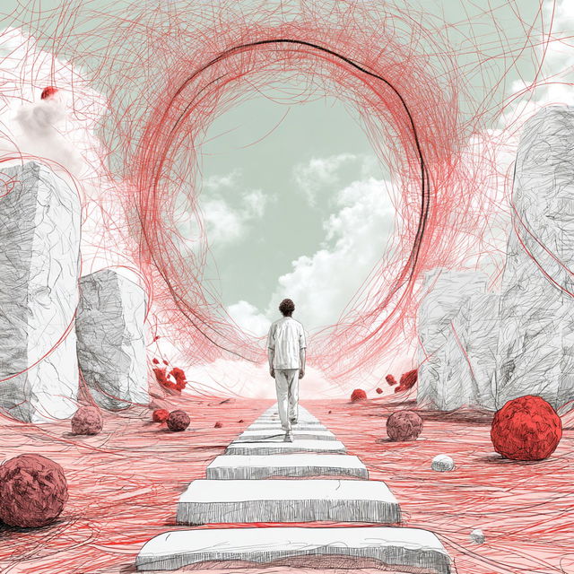 Portal Scar style, Midjourney V8.2, render 3 of 4