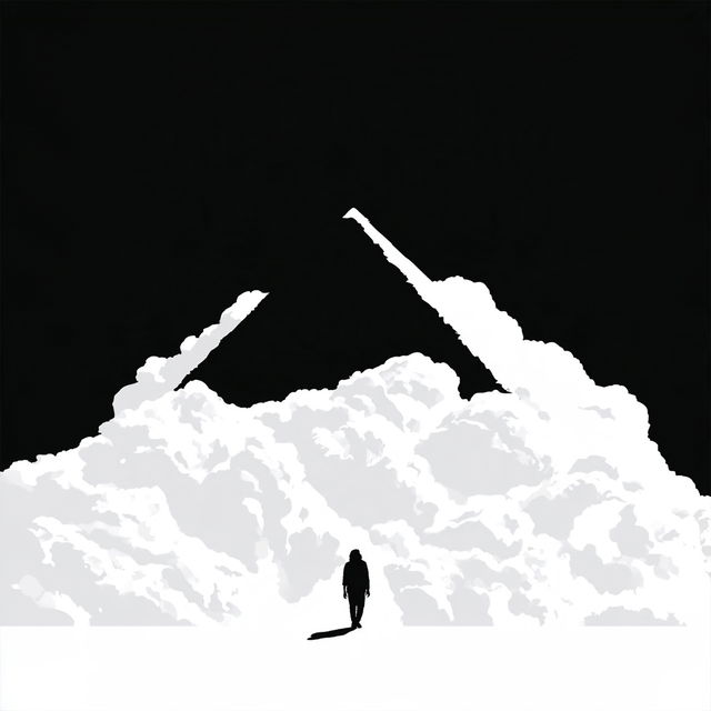 Monumental Ink Silence style, Midjourney V8.2, render 2 of 4