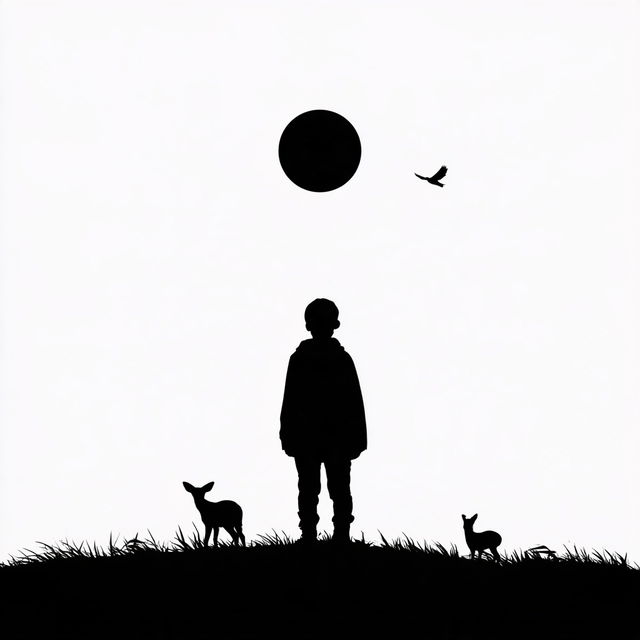 Monumental Ink Silence style, Midjourney V8.2, render 3 of 4
