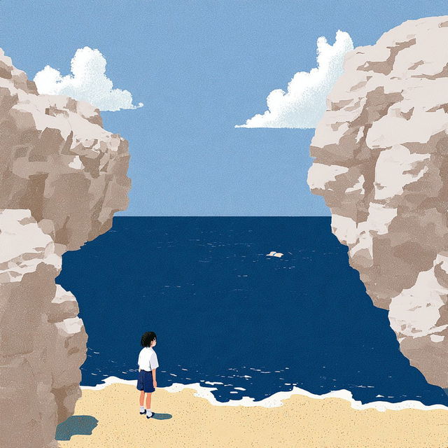 Pastel Cliff Cantata style, Midjourney V8.2, render 3 of 4