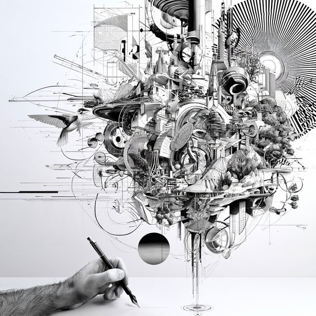 Optomechanica style, Midjourney V8.2, render 2 of 4