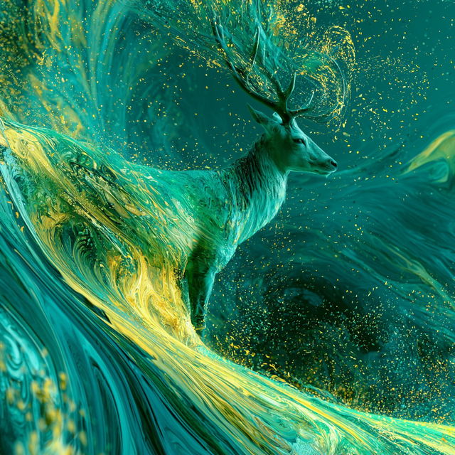 Mythoturbulence style, Midjourney V8.2, render 1 of 4
