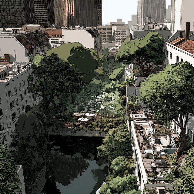 Ochre Insectarium style, Midjourney V8.2, render 1 of 4