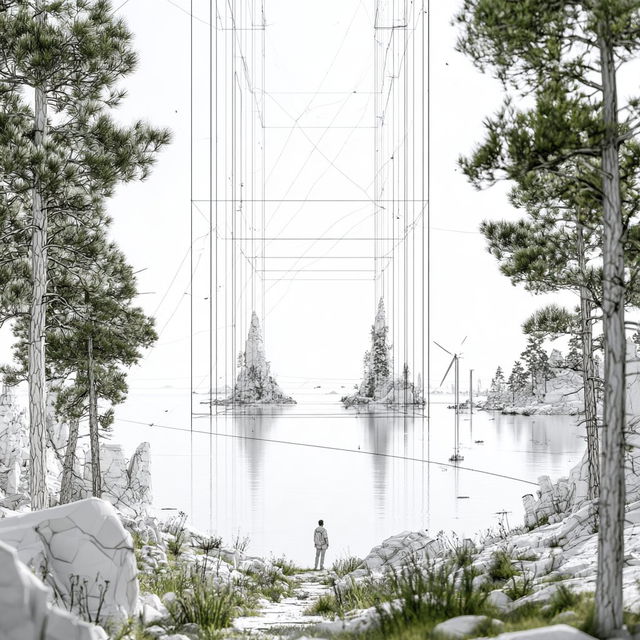 Cathedral Arboretum style, Midjourney V8.2, render 4 of 4