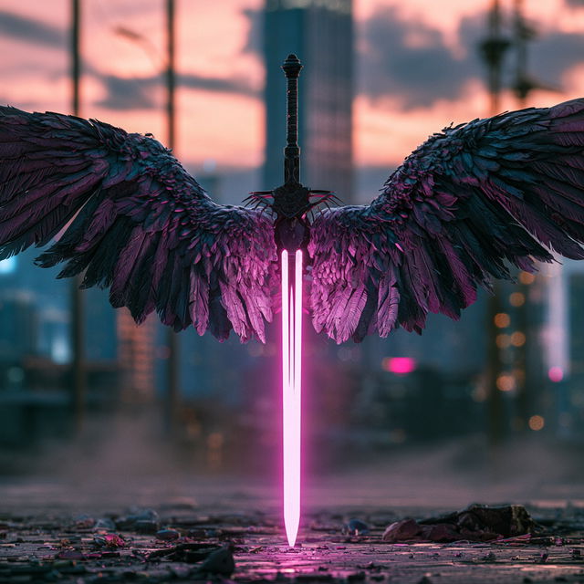 Neonscape Colossage style, Midjourney V8.2, render 2 of 4