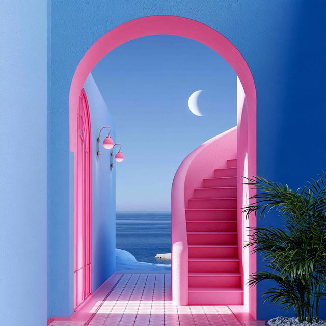Archipastel style, Midjourney V8.2, render 4 of 4