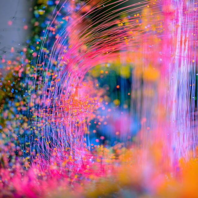 Fiberoptic Millinery style, Midjourney V8.2, render 4 of 4