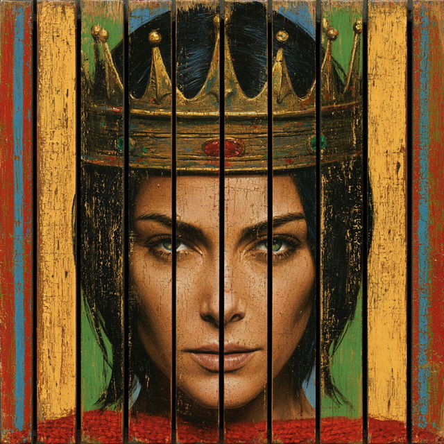 Rimebar Collage style, Midjourney V8.2, render 3 of 4