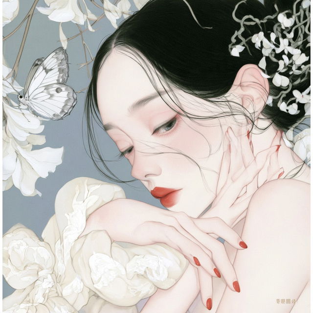 Lunette Lithograph style, Midjourney V8.2, render 2 of 4
