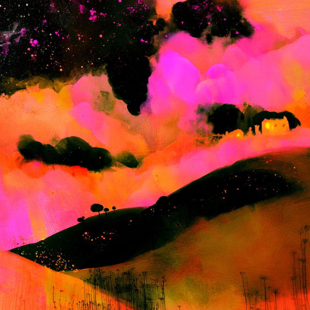 Forgeflame Fauvism style, Midjourney V8.2, render 2 of 4