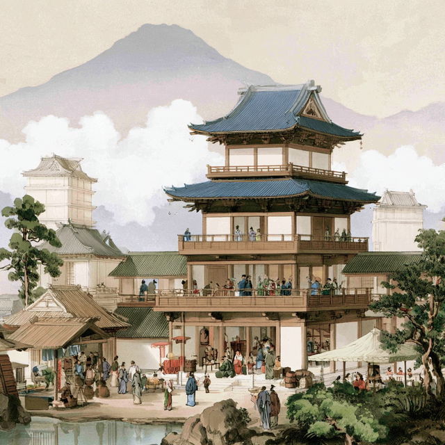 Kesa Scenic Stitchwork style, Midjourney V8.2, render 1 of 4