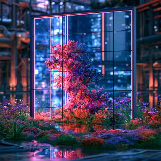 Glassquire style, Midjourney V8.2, render 2 of 4