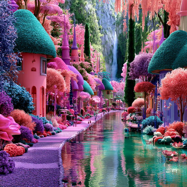 Floratessica style, Midjourney V8.2, render 4 of 4