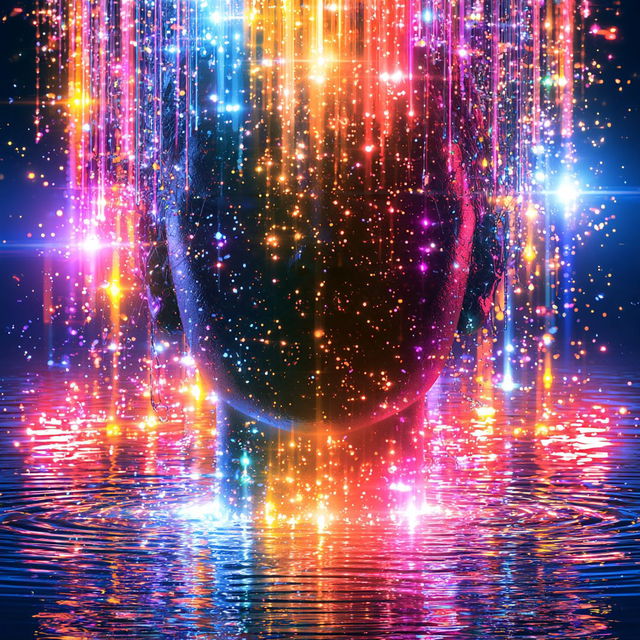 Volcanic Spectrum Press style, Midjourney V8.2, render 4 of 4