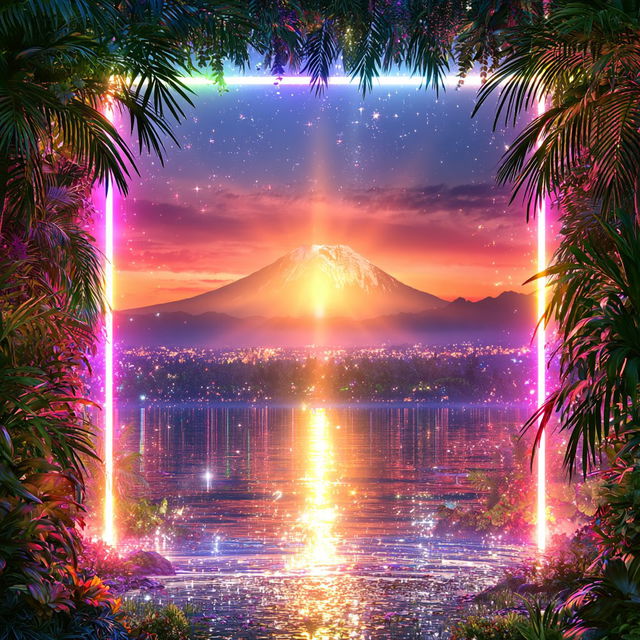 Volcanic Spectrum Press style, Midjourney V8.2, render 3 of 4