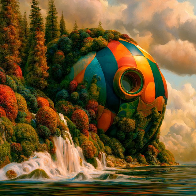 Baroque Balloonism style, Midjourney V8.2, render 3 of 4