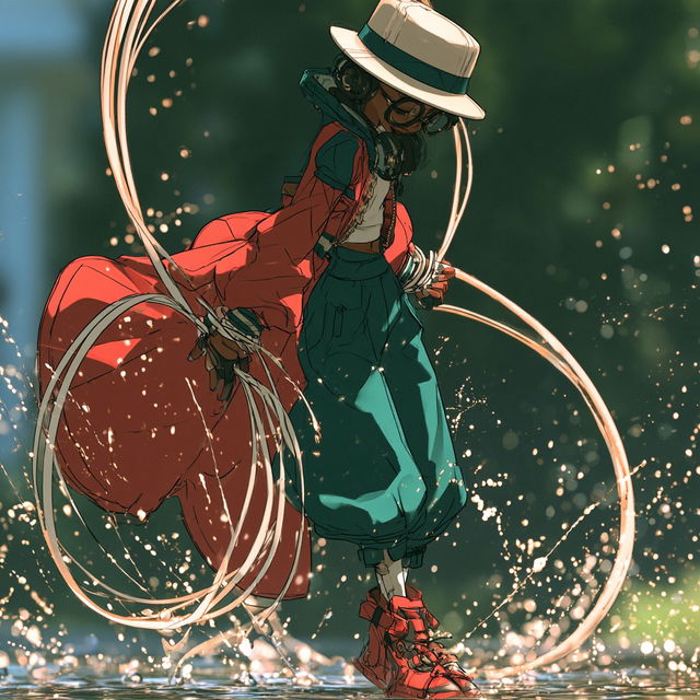 Particulate Menagerie style, Midjourney V8.2, render 3 of 4
