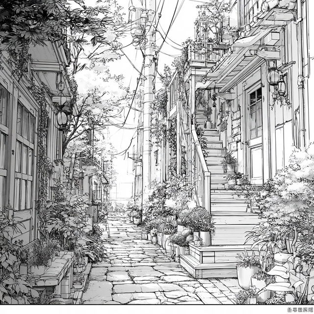 Peregrine Inkways style, Midjourney V8.2, render 2 of 4