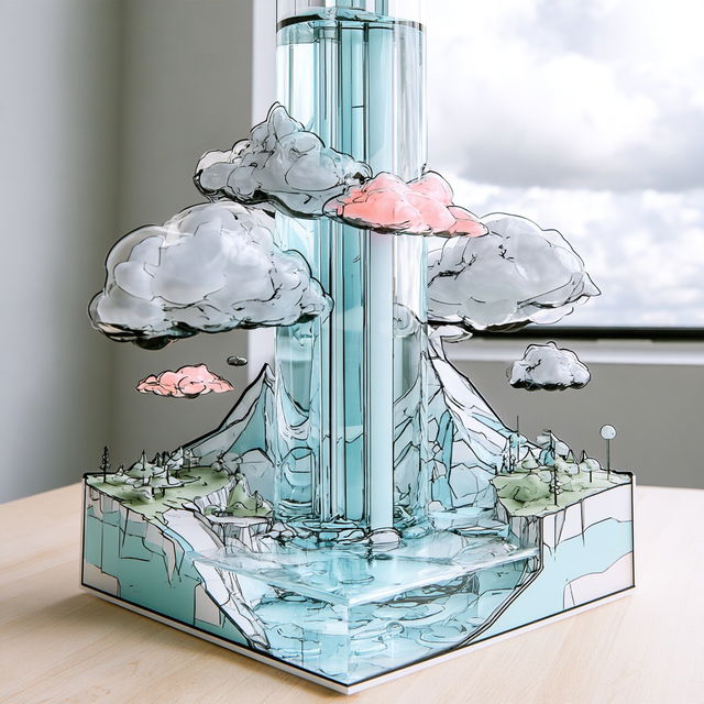 Prismarchipelago style, Midjourney V8.2, render 3 of 4