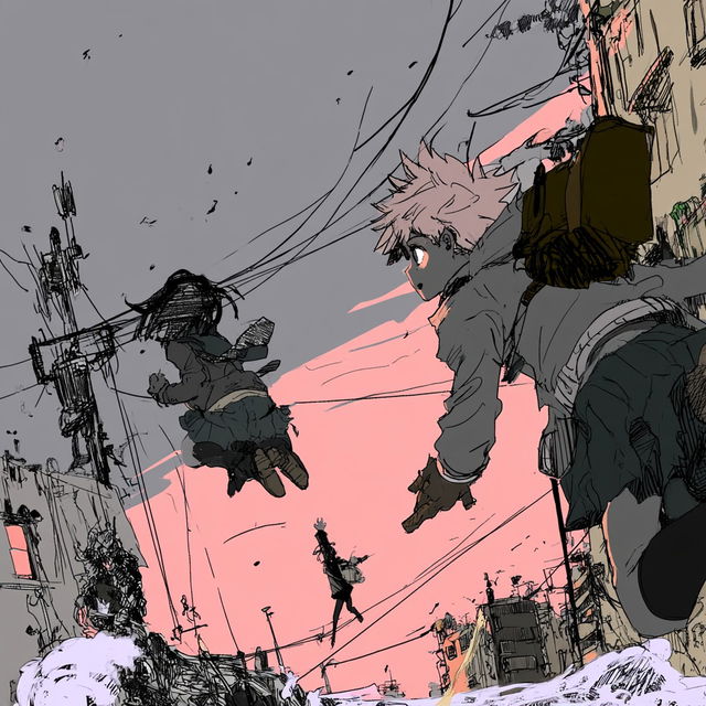 Inksplice Collage style, Midjourney V8.2, render 1 of 4