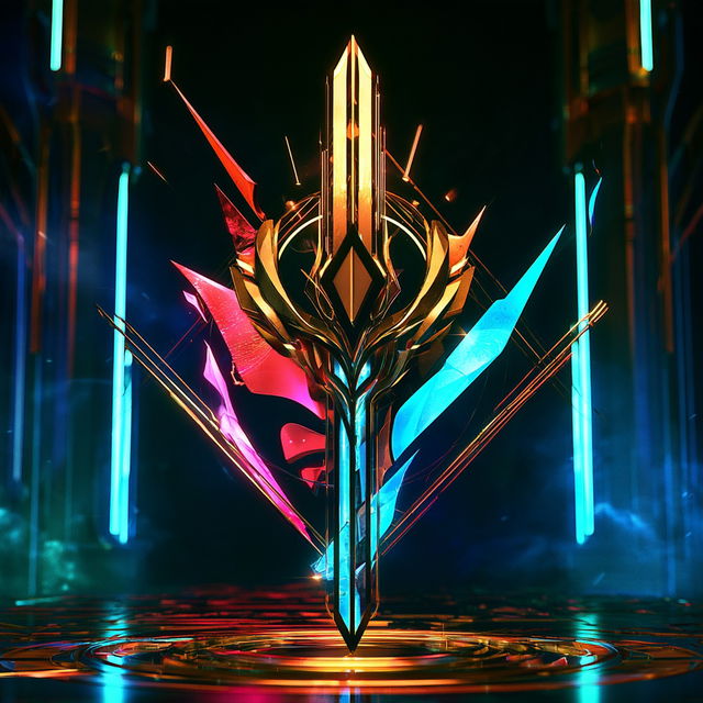 Chromacut style, Midjourney V8.2, render 4 of 4