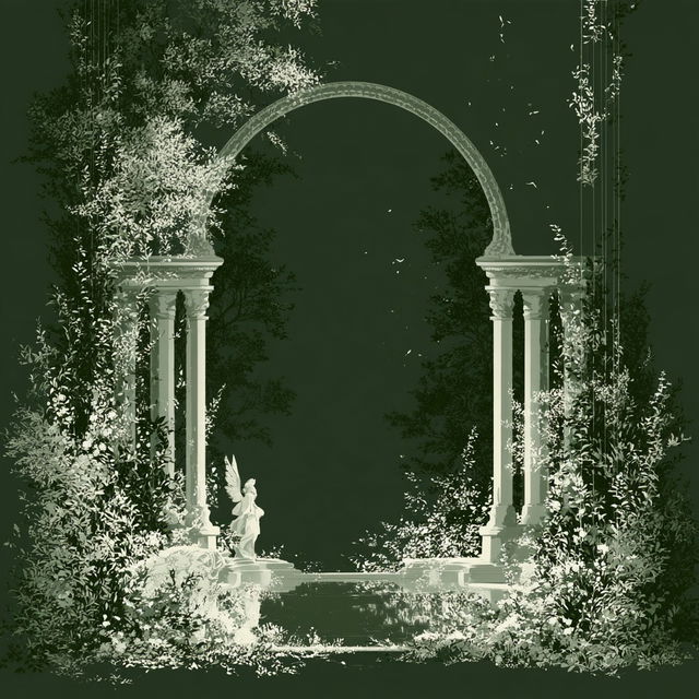 Chlorofiligree style, Midjourney V8.2, render 3 of 4
