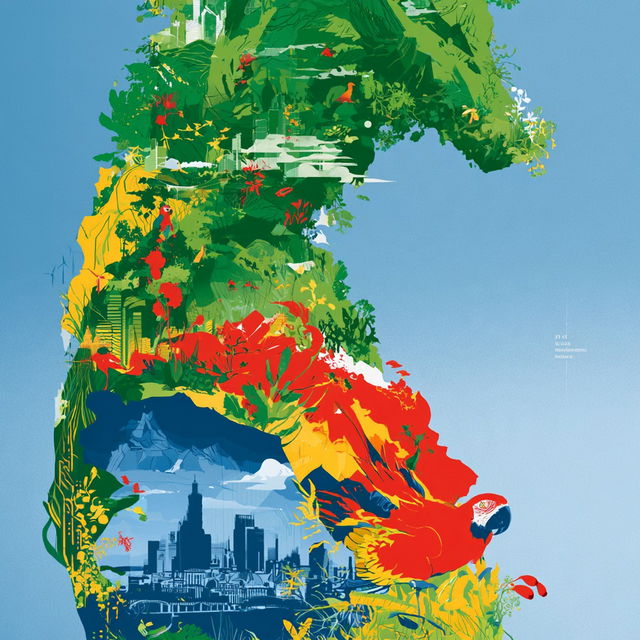 Verdant Archipelago style, Midjourney V8.2, render 3 of 4