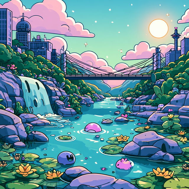 Refractocartoony style, Midjourney V8.2, render 4 of 4