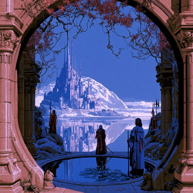 Castleviolet style, Midjourney V8.2, render 3 of 4