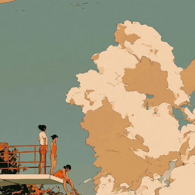 Cloudbank Intermezzo style, Midjourney V8.2, render 3 of 4