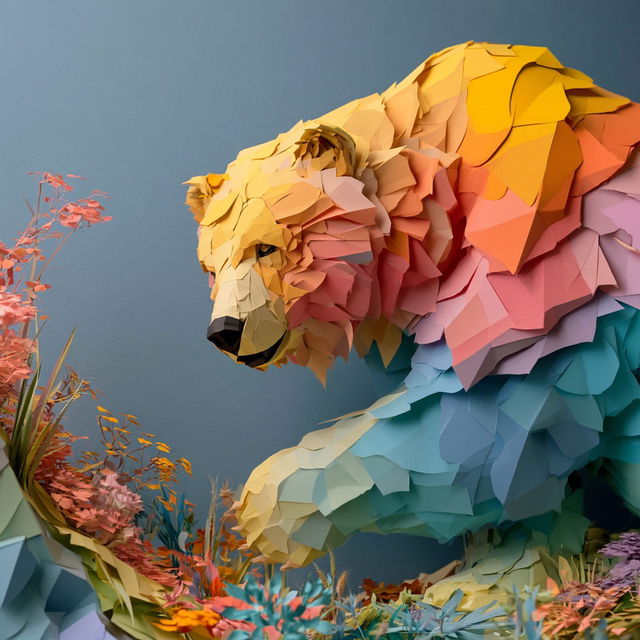Puppetcut Radiance style, Midjourney V8.2, render 3 of 4