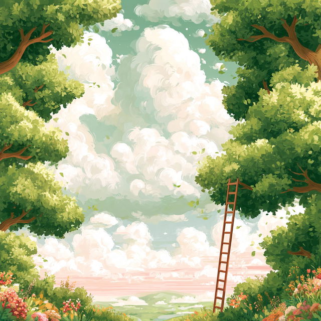 Cloudgarden Chromafolk style, Midjourney V8.2, render 1 of 4