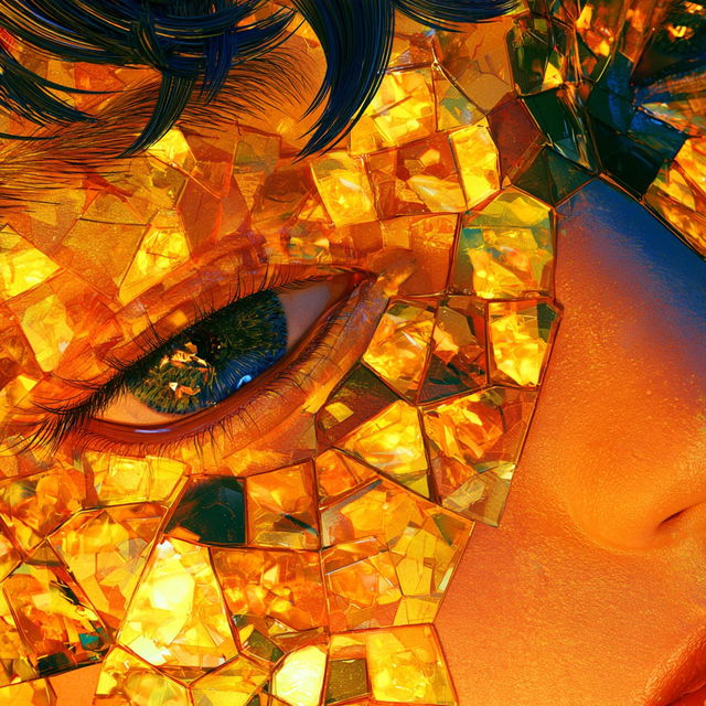 Petalchromia style, Midjourney V8.2, render 2 of 4