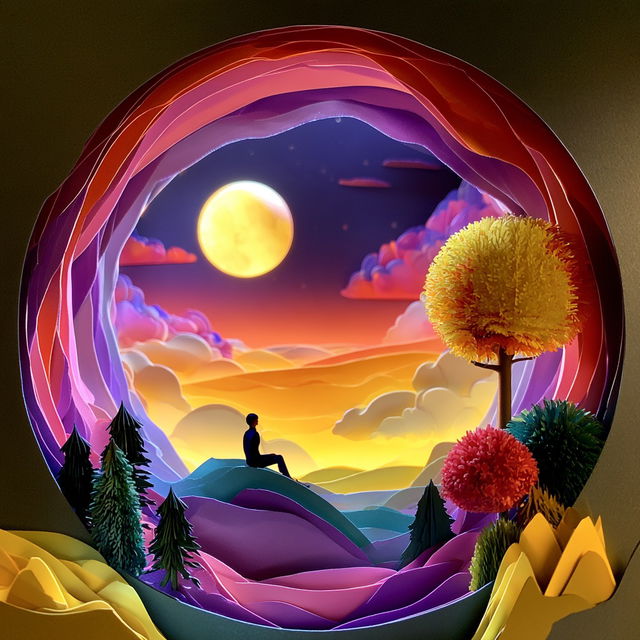 Moonwheel Pageantry style, Midjourney V8.2, render 2 of 4