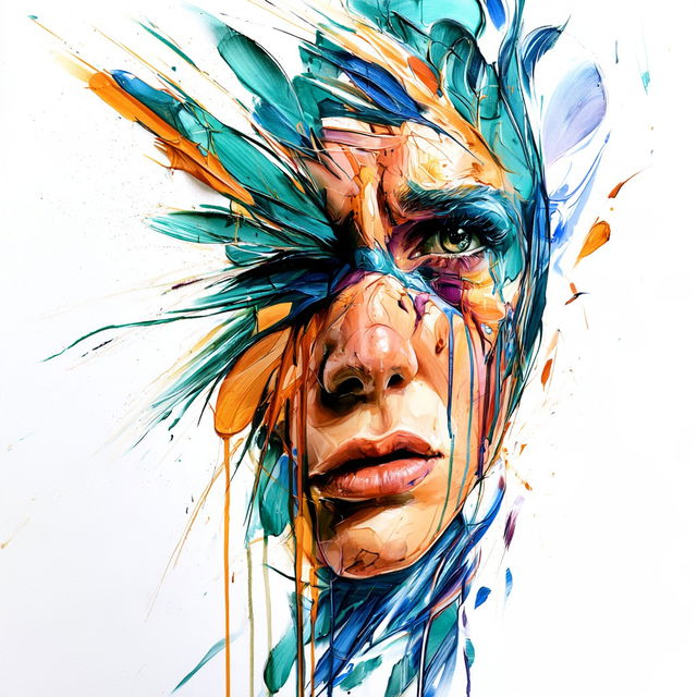Splashscript style, Midjourney V8.2, render 1 of 4