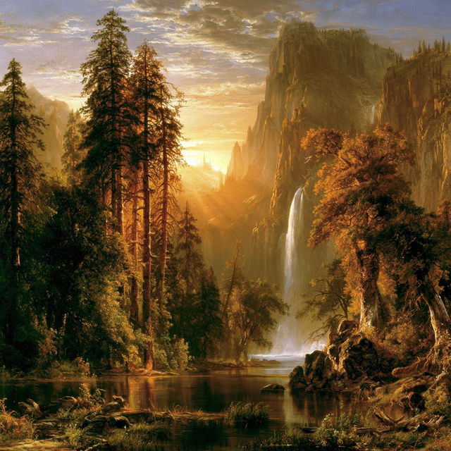 Rainforest Magnapictura style, Midjourney V8.2, render 1 of 4