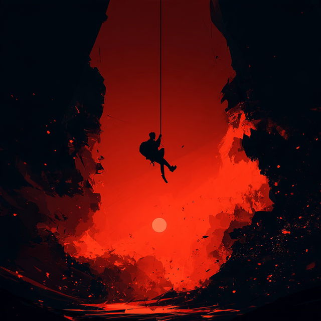 Crimsonclast style, Midjourney V8.2, render 1 of 4