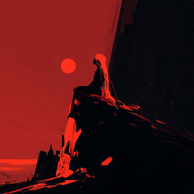 Crimsonclast style, Midjourney V8.2, render 3 of 4