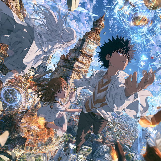 A Certain Magical Index style, Midjourney V8.2, render 2 of 4