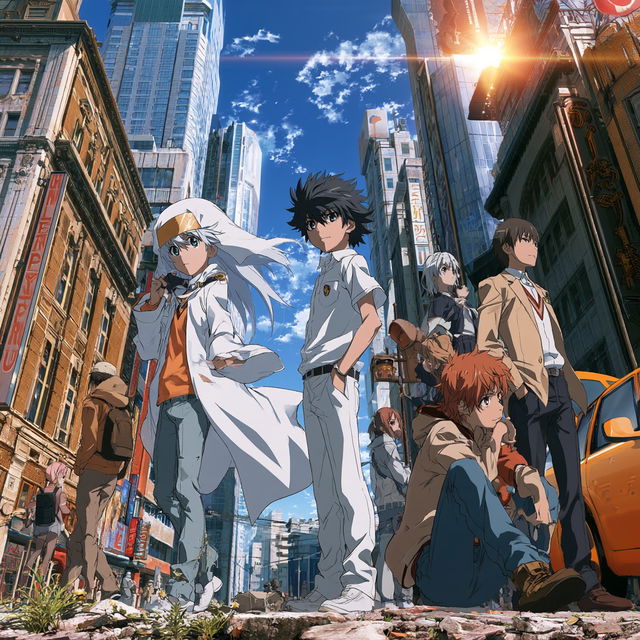 A Certain Magical Index style, Midjourney V8.2, render 3 of 4