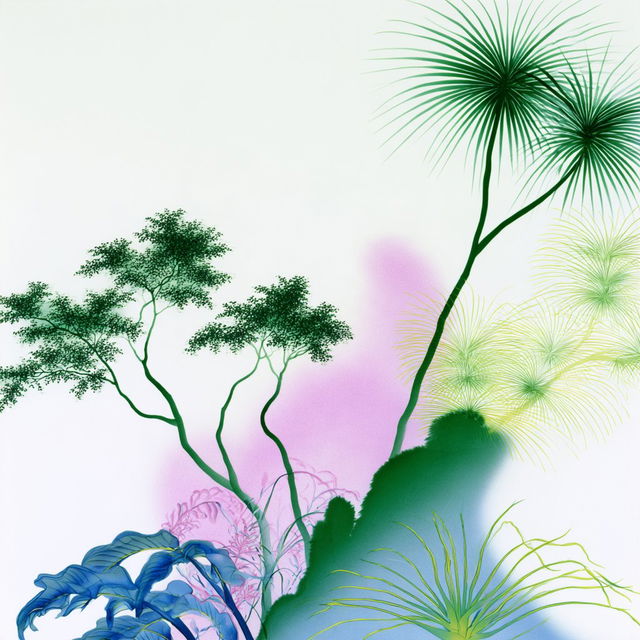 Lotusfall Mythography style, Midjourney V8.2, render 4 of 4