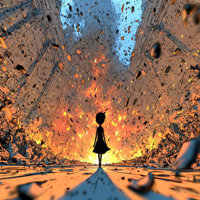 Orangeplate Perspektivism style, Midjourney V8.2, render 3 of 4