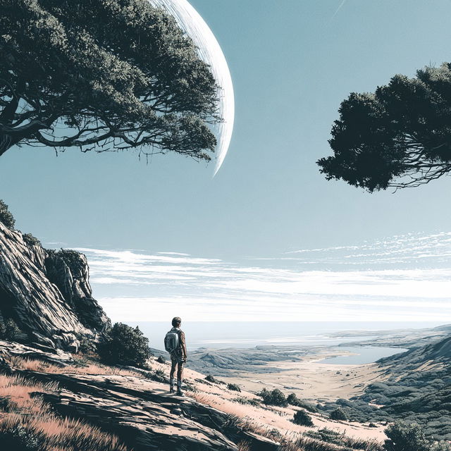 Inkbone Expanse style, Midjourney V8.2, render 1 of 4