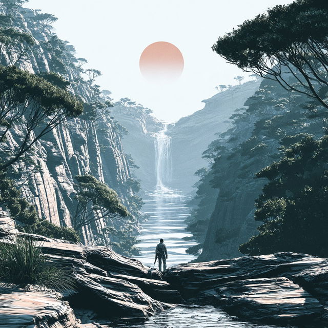 Inkbone Expanse style, Midjourney V8.2, render 3 of 4
