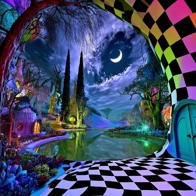 Brocadocosm style, Midjourney V8.2, render 3 of 4