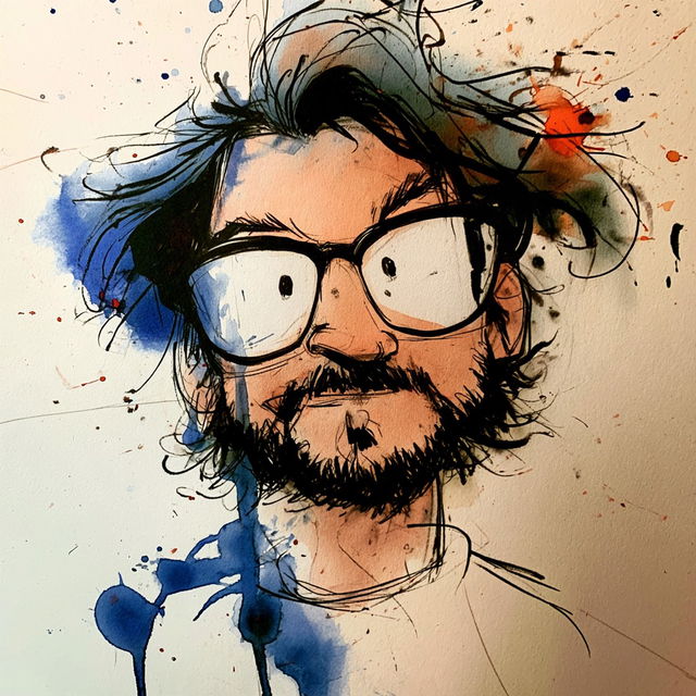 Cartoonwash style, Midjourney V8.2, render 2 of 4