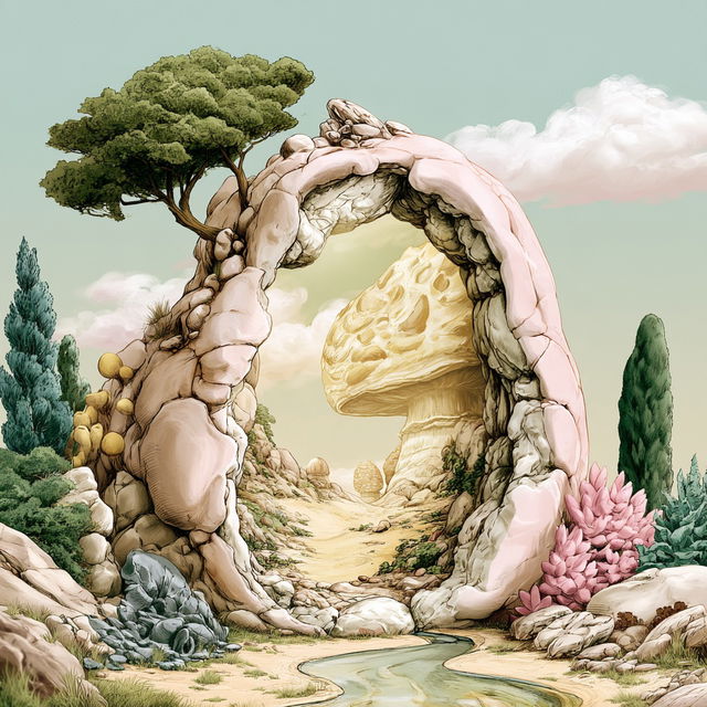 Pastel Fableline style, Midjourney V8.2, render 2 of 4