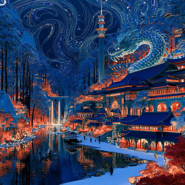 Pagodagraphica style, Midjourney V8.2, render 3 of 4